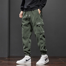 冬季束脚工装裤运动卫裤加厚男士休闲裤秋冬款Z2355-P45/加绒P50，男装休闲裤，星座509