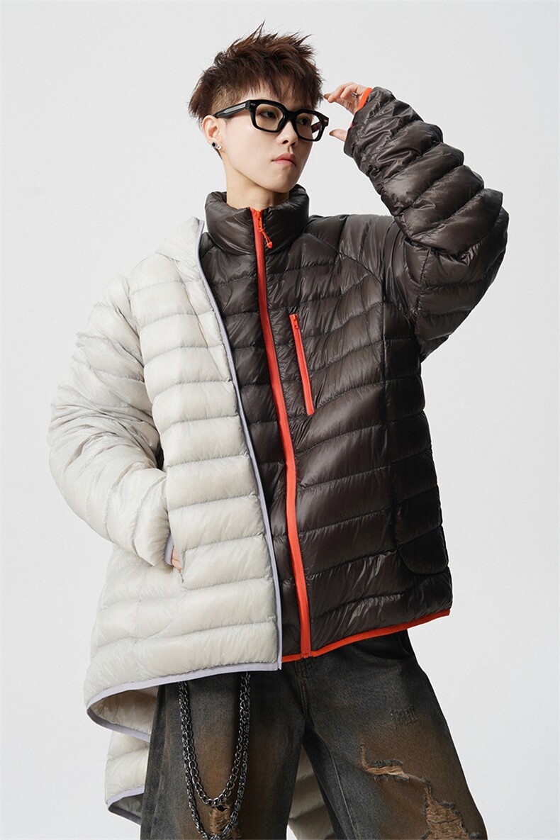 可二开轻便90绒白鸭绒M-5XL大码锦纶羽绒服男78188P238控328,男装羽绒服,星座227-7