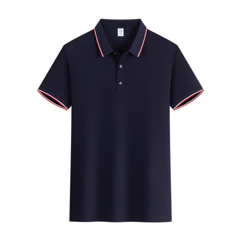 拼接翻领2025商务工作服可定制789-p35,男装T恤,星座1602B（原101B-1）