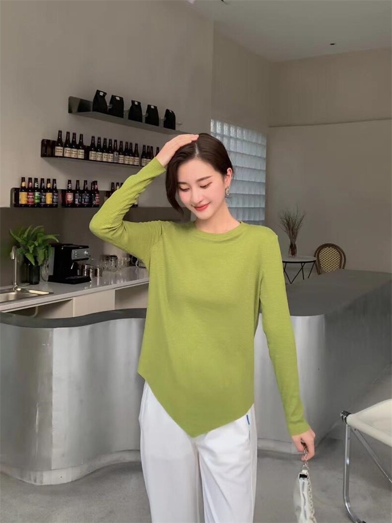 不规则长袖T，其它，伊洛姿