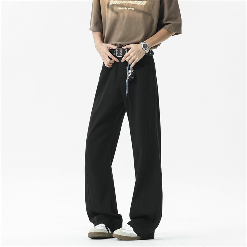25微喇净版牛仔裤美式高街修身版型牛仔长裤504-K234-TP38图片