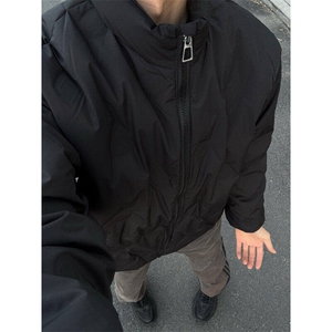 现货 美式棉衣男冬季加厚菱形格棉服ins情侣宽松棉袄外套WL10-P88图片