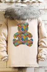 MM48222-P130冬季大毛领棉衣男士大码加厚棉袄男棉服砖墙，男装棉衣，电商A040A