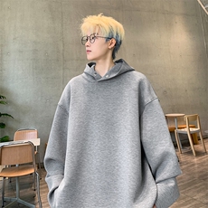 WY604-40美式纯色秋季高级感连帽卫衣，男装卫衣，星座1503