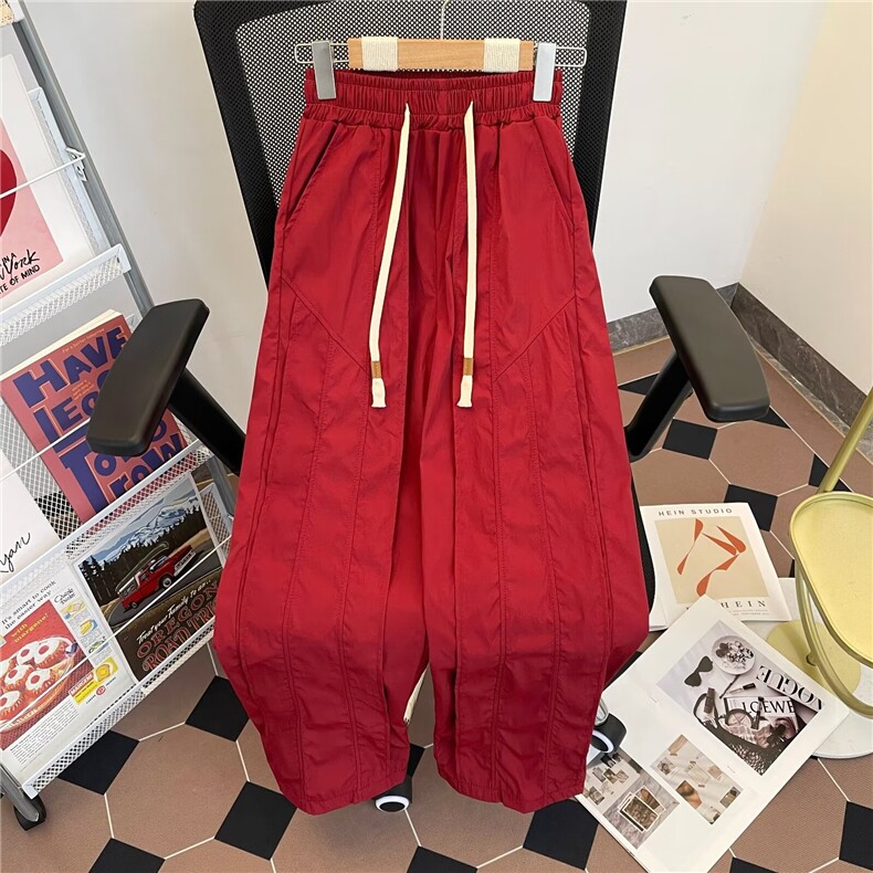 户外冲锋裤男女情侣防风防水机能风工装裤潮牌运动休闲裤图片