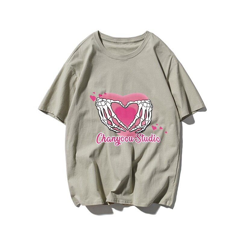 T恤潮流圆领男港风印花2026夏季新款短袖DS-B299-ZY1928特批P25,男装T恤,电商A061-1