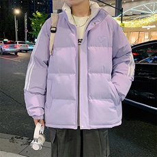 量大优可提供视频冬棉衣立领条纹HD019-1-MF5219-P75，男装棉衣，电商019-1