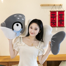 云酷毛绒玩具 鱼骨抱枕