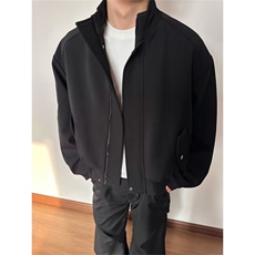 秋冬开衫立领外套男生复古麂皮绒夹克衣服男女生休闲夹克外套潮衣，男装夹克，星座302B