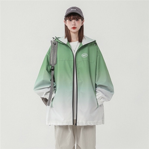 1中性山系防水渐变大码M-5XL夹克女100%聚酯纤维JK77087P85控128图片