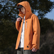 新款男女高品质户外登山服青少年学生冲锋衣夹克外套JK6633-P48，男装夹克，电商B306