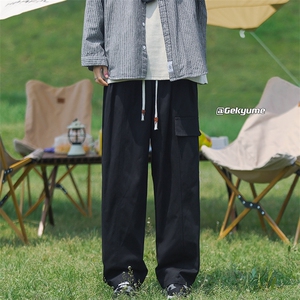 8XL-M  特大码工装裤男长裤时尚潮牌宽松型纯色美式休闲裤K925P60图片