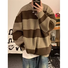 文艺气质日系潮流原宿百搭慵懒ins时尚新款长袖毛衣流行M891，男装针织衫/毛衣，星座1116A（原606A-3）