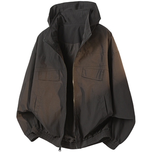 JK009立体白底 春季工装美式游骑兵夹克 聚酯纤维(M-5XL)TP55图片