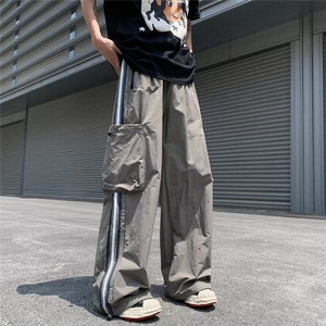 夏季长裤直筒男工装裤时尚潮牌休闲裤青春流K1167-P40