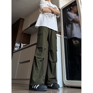 特批35 夏季休闲高街时尚工装裤男聚酯纤维:96.4% 氨纶:3.6%图片