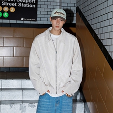 港风大码M-5XL夹克男情侣百搭外套男100%聚酯纤维JK8742P75控108，男装夹克，星座227-7