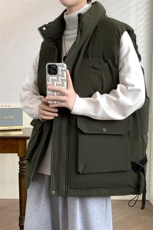 M2385-P95M-8XL大码工装复古vintage加厚坎肩棉衣马甲，男装棉衣，星座109