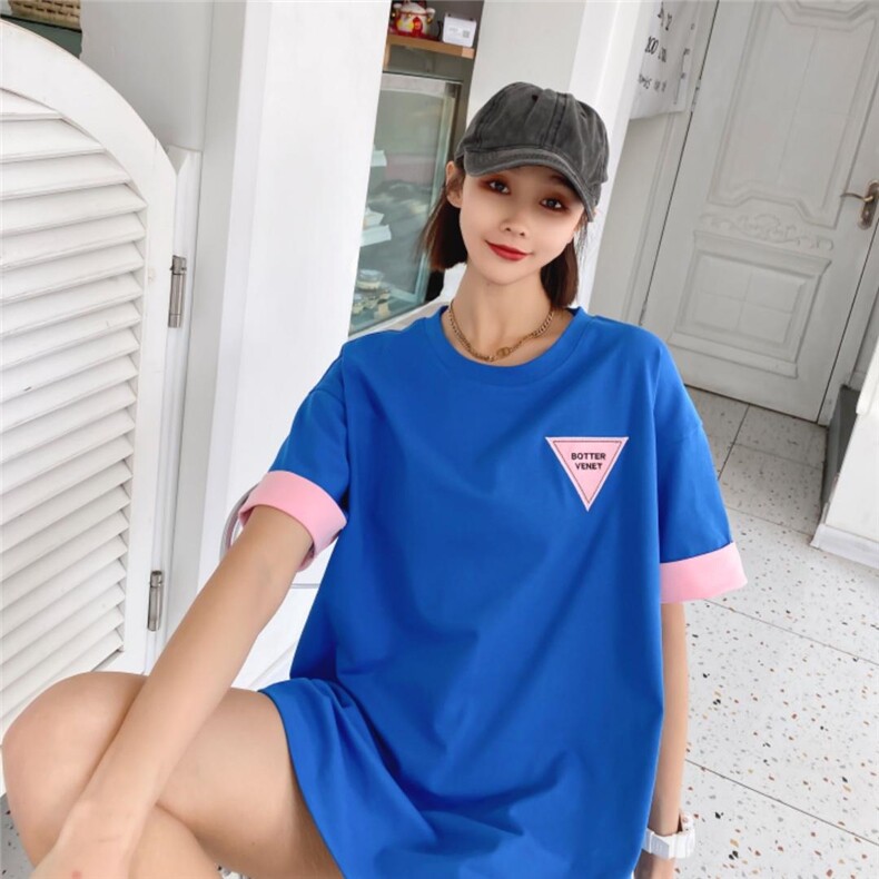 时尚潮流大版T恤，女装T恤，泽妤