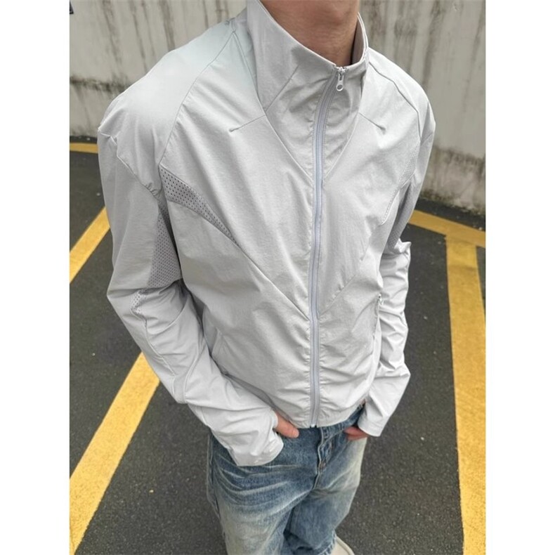 原版面料工艺凉感立领防晒衣FS0104特批50，男装防晒衣，星座313A(原308A-2)