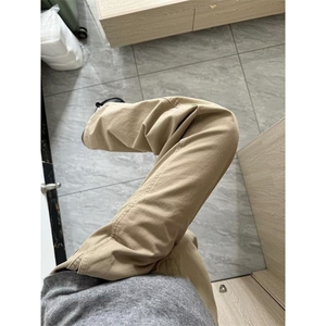1506-1/KA491/P43美式工装裤男复古宽松阔腿设计感多口袋显瘦男女图片