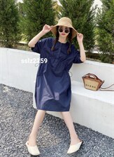 中长款连衣裙欧美时尚韩版小清新.，女装连衣裙，时尚靓姿