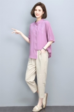 2022夏季新款时尚刺绣两件套优雅气质女装套装显瘦修身设计，女装套装/套裙，依恋蒂丝