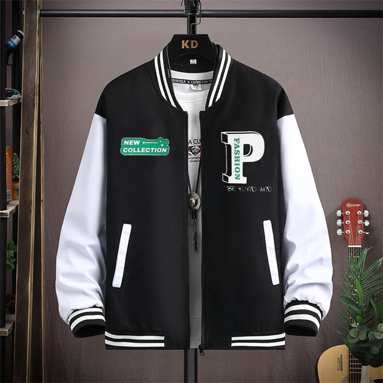 2025春季跑量秋棒球服夹克男士韩版外套潮流JK9705-P35，男装夹克，星座1105