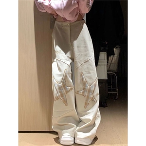 【高质量现货特批50】男女小众设计宽松直筒牛仔裤610A-N8103图片