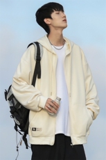 新款男连帽纯色CITYBOY风针织外套WT3411-P50控78，男装夹克，星座717
