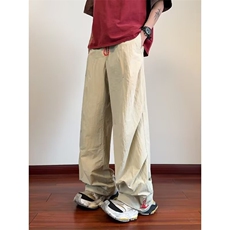 夏季新款男女款宽松休闲裤潮流宽松高街薄款裤子AA8029-P40，男装休闲裤，星座208-5