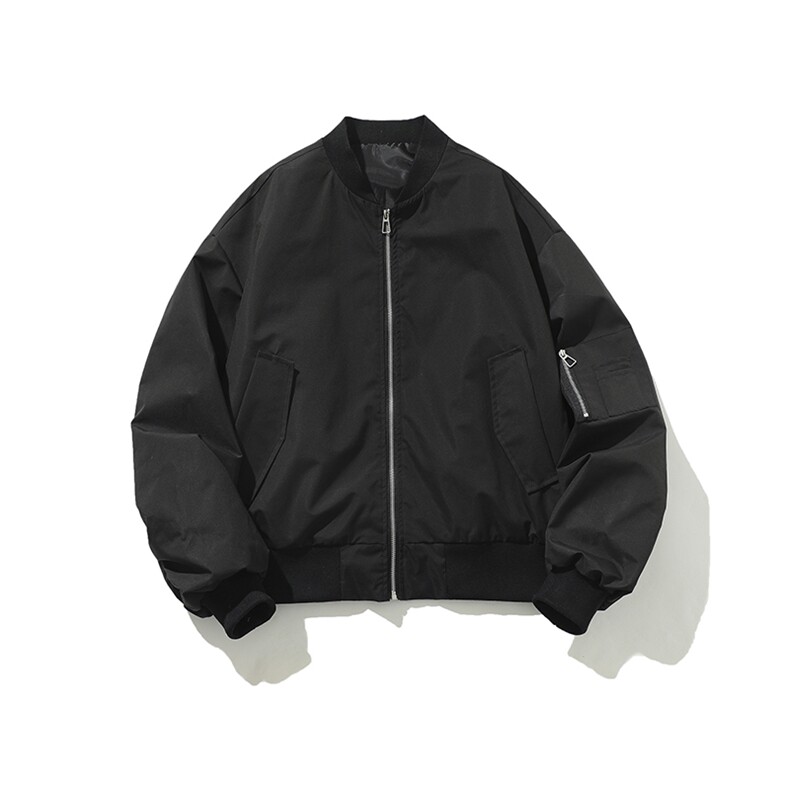 白底-美式高级感飞行员夹克棒球服男 9017-P80图片