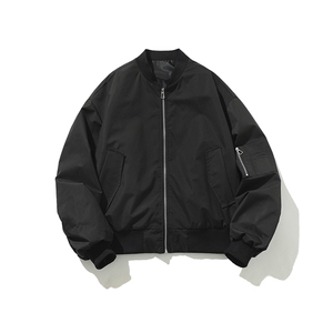 白底-美式高级感飞行员夹克棒球服男 9017-P80图片