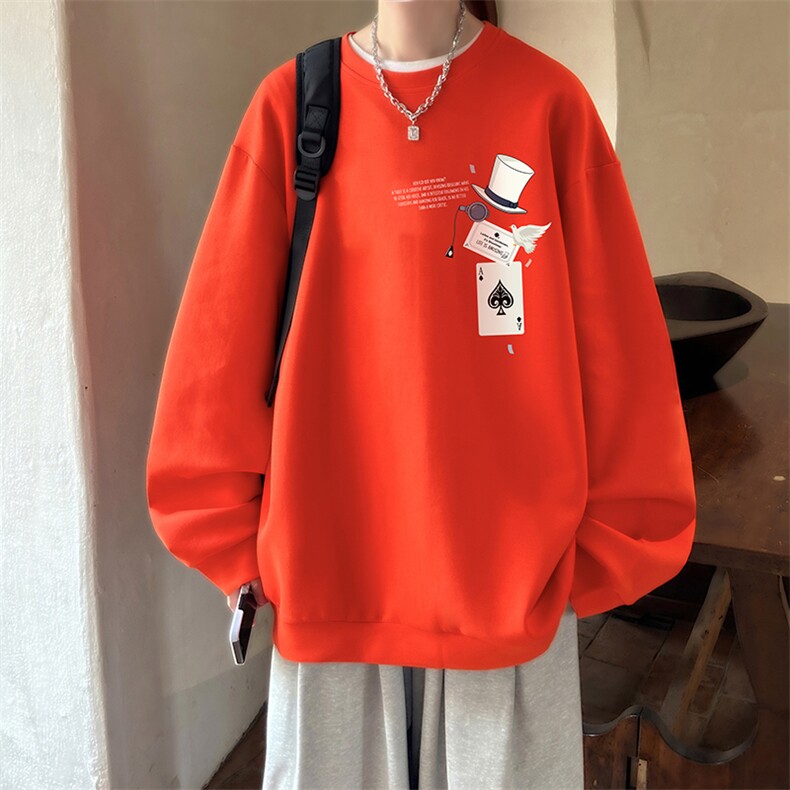 控38简约帅气百搭长袖t恤男大码卫衣 T4373-P25图片