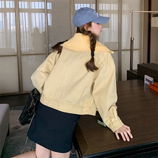 现货海军针织领春季初恋款短外套2C239-H52-P145-K218，女装短外套，2C239