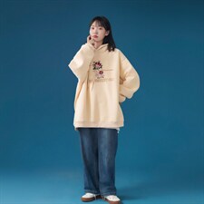 中性风C316WY699P68秋冬情侣装男女款刺绣加绒加厚卫衣连帽套头,男装卫衣,电商C316