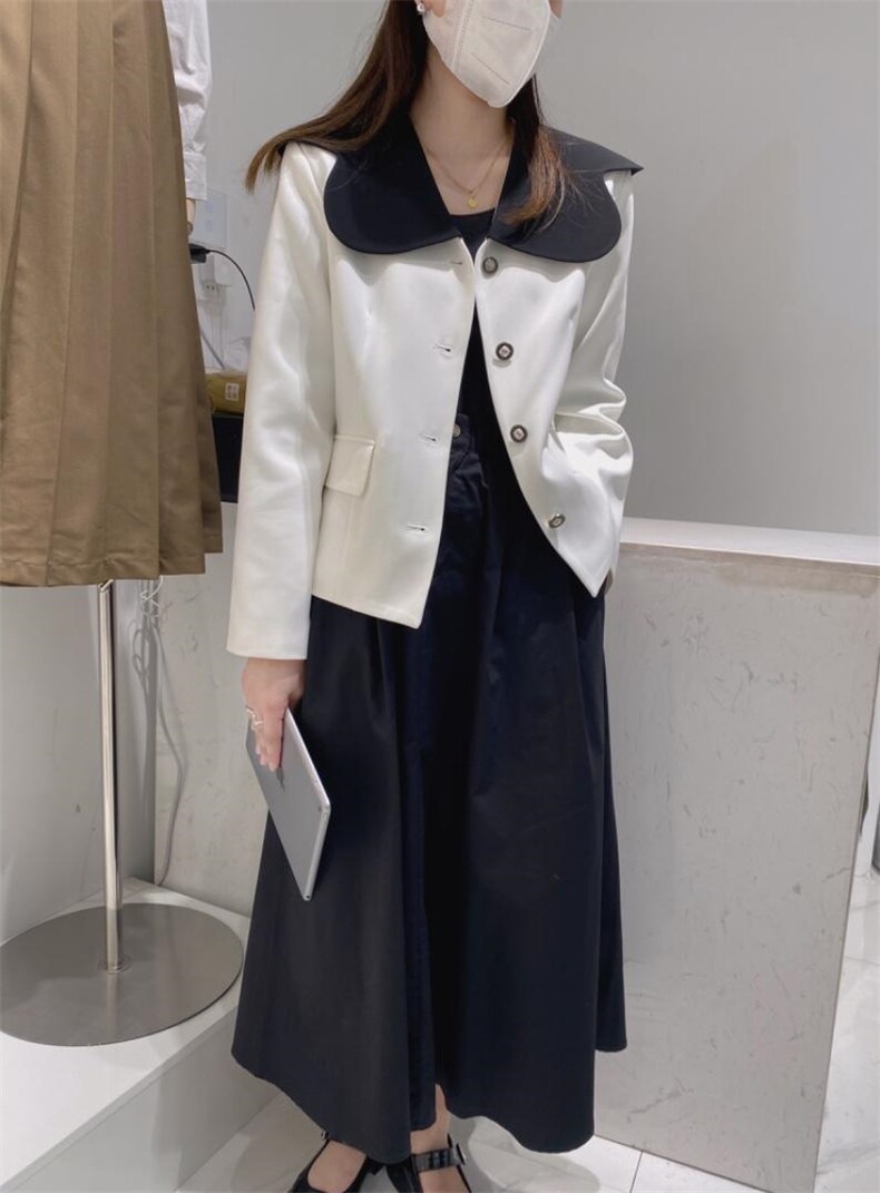 拼色小外套，其它，驿谷