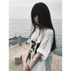 T0741-P25摇滚乐队美式复古纯棉印花短袖24年新款春夏情侣上衣，男装T恤，星座617A-2
