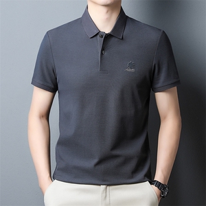 短袖T恤男纯色POLO衫夏季新款男士休闲潮流半袖体恤衫PL2327-P70