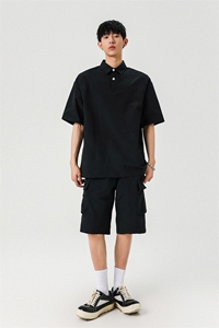 POLO领t恤男士夏季薄款短袖短裤套装休闲宽松A406 TZ5067 特P65图片