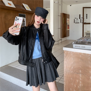 现   货26春款  短款皮衣夹克外套2C293-W306-P155-K238图片