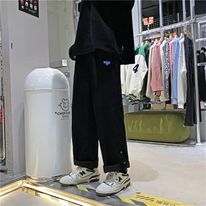秋冬新款灯芯绒休闲裤潮流宽松直筒裤A161-2-G3017-P35图片