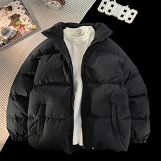 XZ213-MY20-P70控88抖音品质直播供货立领加厚保暖棉服面包服，男装棉衣，星座213