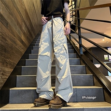 XZ616春季重磅工装缉明线解构打褶休闲长裤T37101P75控108，男装休闲裤，星座512A（原616）