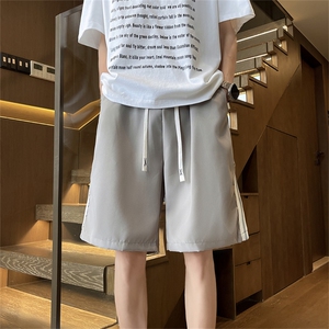五分裤男士韩版潮流拼色高街帅2024夏季新款ins休闲短裤K5512-P29图片
