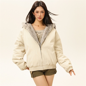 潮流宽松棉衣高街潮牌休闲棉服A161-9980-P88图片