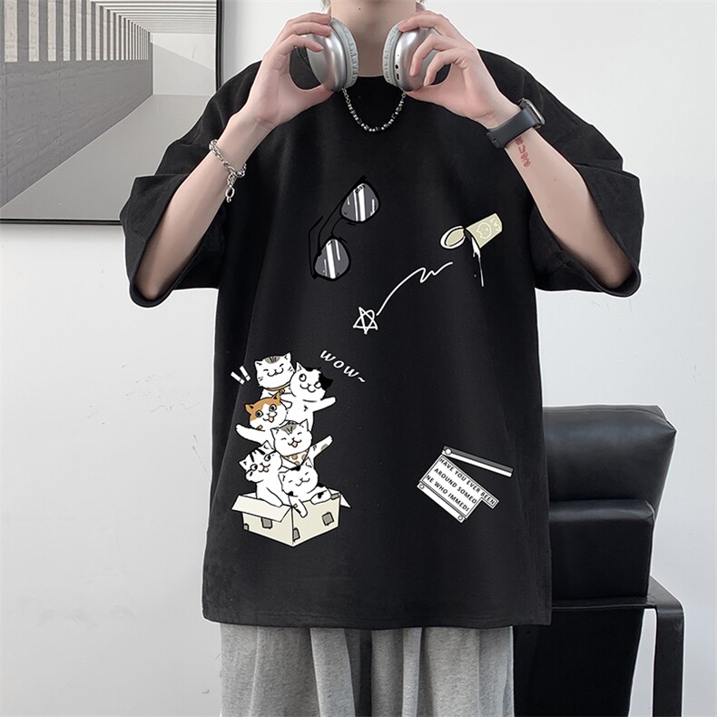麂皮绒短袖t恤男大码半袖男JD82115-P25,男装T恤,电商A040