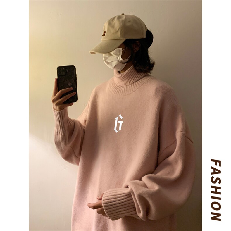 高质量！秋冬季高领毛衣男士加绒加厚翻领针织衫男毛衣FL84-P45,男装针织衫/毛衣,电商B367