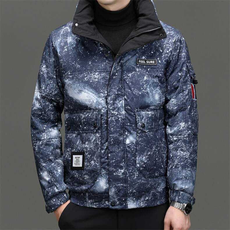 BNG2222钱塘2020-2时尚简约冬季厚款中年男士90鸭绒羽绒服P230,男装羽绒服,钱塘207-2