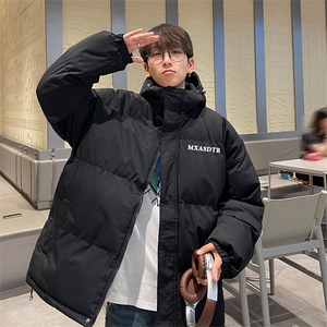 现货 抖音得物可供视频 三防加厚羽绒连帽棉衣外套面包棉服 85539图片